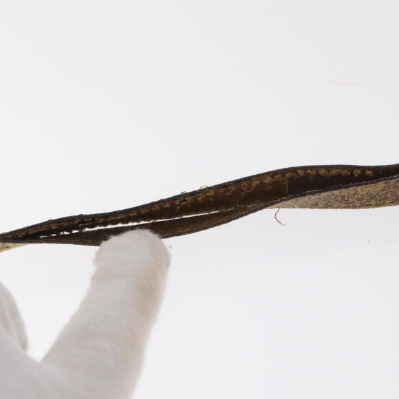 GUCCI GG Supreme Web Sherry Line Bag PVC Beige Gold 89 02 018 Auth 157752