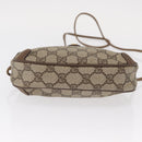 GUCCI GG Supreme Web Sherry Line Bag PVC Beige Gold 89 02 066 Auth 157753-6