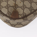 GUCCI GG Supreme Web Sherry Line Bag PVC Beige Gold 89 02 066 Auth 157753-16