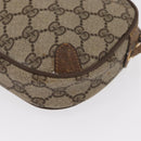 GUCCI GG Supreme Web Sherry Line Bag PVC Beige Gold 89 02 066 Auth 157753-17
