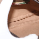 GUCCI GG Supreme Web Sherry Line Bag PVC Beige Gold 89 02 066 Auth 157753-11