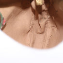 GUCCI GG Supreme Web Sherry Line Bag PVC Beige Gold 89 02 066 Auth 157753-20