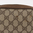 GUCCI GG Supreme Web Sherry Line Bag PVC Beige Gold 89 02 066 Auth 157753-3