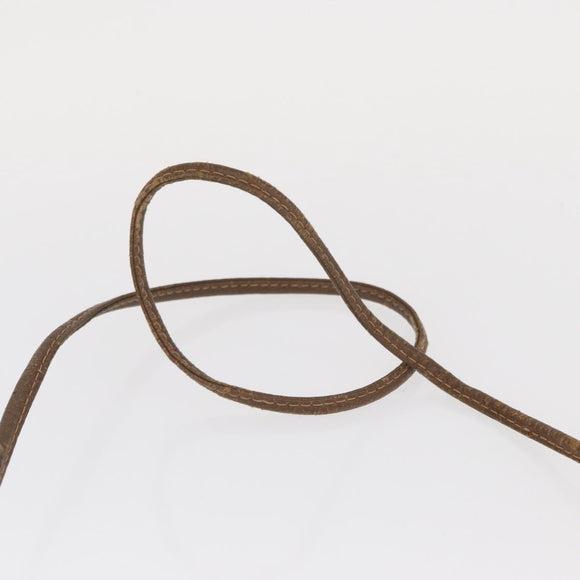 GUCCI GG Supreme Web Sherry Line Bag PVC Beige Gold 89 02 066 Auth 157753