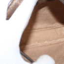 GUCCI GG Supreme Web Sherry Line Bag PVC Beige Gold 156 02 066 Auth 157754-17