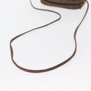 GUCCI GG Supreme Web Sherry Line Bag PVC Beige Gold 156 02 066 Auth 157754-7