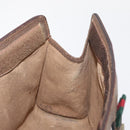 GUCCI GG Supreme Web Sherry Line Clutch Bag PVC Beige Red 89 01 032 Auth 157755-18