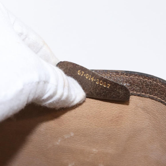 GUCCI GG Supreme Web Sherry Line Bag PVC Beige Red 67 014 3087 Auth 157756