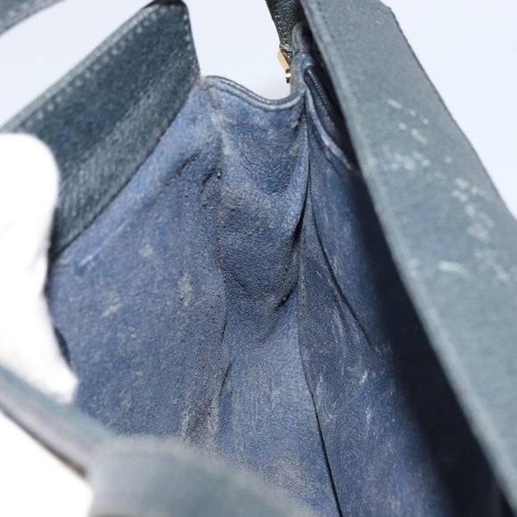 GUCCI GG Supreme Sherry Line Bag PVC Navy Gold Red 10 02 024 Auth 157757