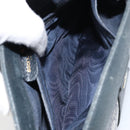 GUCCI GG Supreme Sherry Line Bag PVC Navy Gold Red 10 02 024 Auth 157757-20