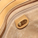 GUCCI Micro GG Supreme Hand Bag PVC Beige Gold 000 106 1325 Auth 157759-17