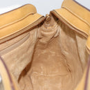 GUCCI Micro GG Supreme Hand Bag PVC Beige Gold 000 106 1325 Auth 157759-19