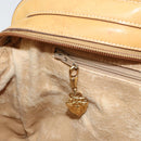 GUCCI Micro GG Supreme Hand Bag PVC Beige Gold 000 106 1325 Auth 157759-21