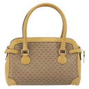 GUCCI Micro GG Supreme Hand Bag PVC Beige Gold 000 106 1325 Auth 157759-3