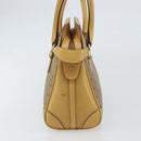 GUCCI Micro GG Supreme Hand Bag PVC Beige Gold 000 106 1325 Auth 157759-5