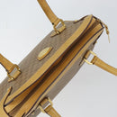 GUCCI Micro GG Supreme Hand Bag PVC Beige Gold 000 106 1325 Auth 157759-6