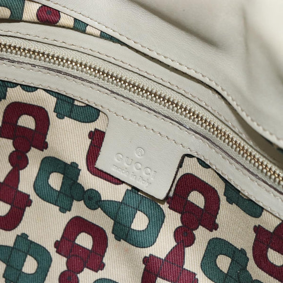 GUCCI GG Canvas Guccissima Histeria Hand Bag 2way Beige Gold 203486 Auth 157760