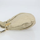 GUCCI GG Canvas Guccissima Histeria Hand Bag 2way Beige Gold 203486 Auth 157760-5