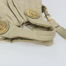 GUCCI GG Canvas Guccissima Histeria Hand Bag 2way Beige Gold 203486 Auth 157760-7