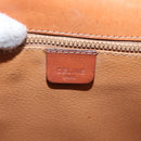 CELINE Macadam Canvas Hand Bag PVC Leather Brown Gold Auth 157765-20