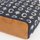 CELINE C Macadam Canvas Hand Bag Blue Auth 157772V-10