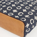 CELINE C Macadam Canvas Hand Bag Blue Auth 157772V-12