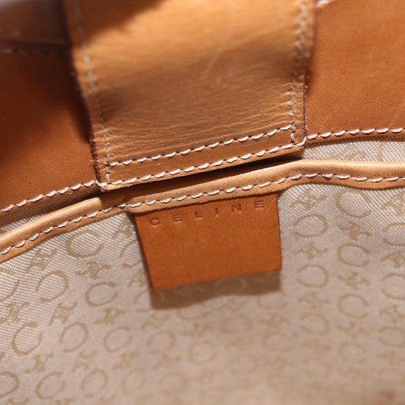 CELINE C Macadam Canvas Hand Bag Blue Auth 157772V