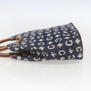 CELINE C Macadam Canvas Hand Bag Blue Auth 157772V-4