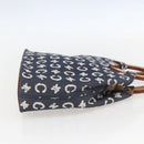 CELINE C Macadam Canvas Hand Bag Blue Auth 157772V-5