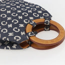 CELINE C Macadam Canvas Hand Bag Blue Auth 157772V-6