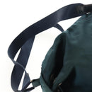 PRADA Backpack Nylon Blue Silver Auth 157773-10