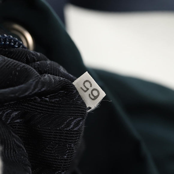 PRADA Backpack Nylon Blue Silver Auth 157773