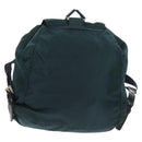PRADA Backpack Nylon Blue Silver Auth 157773-2