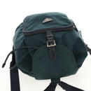 PRADA Backpack Nylon Blue Silver Auth 157773-6