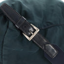 PRADA Backpack Nylon Blue Silver Auth 157773-8