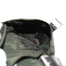 PRADA Backpack Nylon Khaki Silver Auth 157774-24