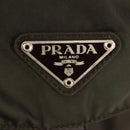 PRADA Backpack Nylon Khaki Silver Auth 157774-25