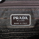 PRADA Backpack Nylon Khaki Silver Auth 157774-28