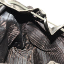 PRADA Backpack Nylon Khaki Silver Auth 157774-29