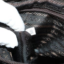 PRADA Backpack Nylon Khaki Silver Auth 157774-11