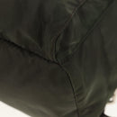 PRADA Backpack Nylon Khaki Silver Auth 157775-16
