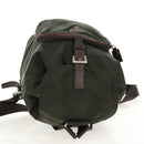 PRADA Backpack Nylon Khaki Silver Auth 157775-6