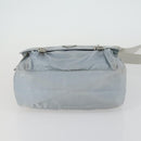 PRADA Shoulder Bag Nylon Blue Silver Auth 157777-5