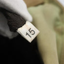 PRADA Tote Bag Nylon Beige Silver Auth 157778-22