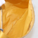 PRADA Shoulder Bag Nylon Yellow Silver Auth 157780-22