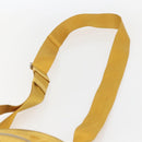 PRADA Shoulder Bag Nylon Yellow Silver Auth 157780-8