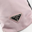 PRADA Tote Bag Nylon Pink Silver Auth 157783-17