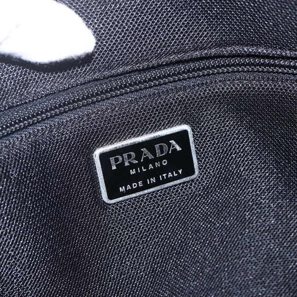 PRADA Tote Bag Nylon Pink Silver Auth 157783