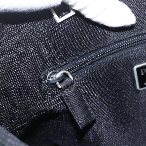 PRADA Tote Bag Nylon Pink Silver Auth 157783