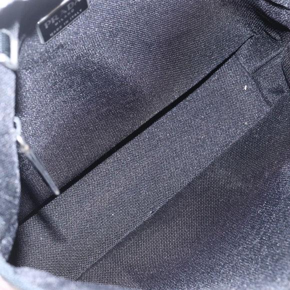 PRADA Tote Bag Nylon Pink Silver Auth 157783